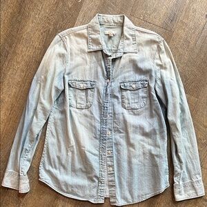 J. Crew Light Blue Casual Shirt